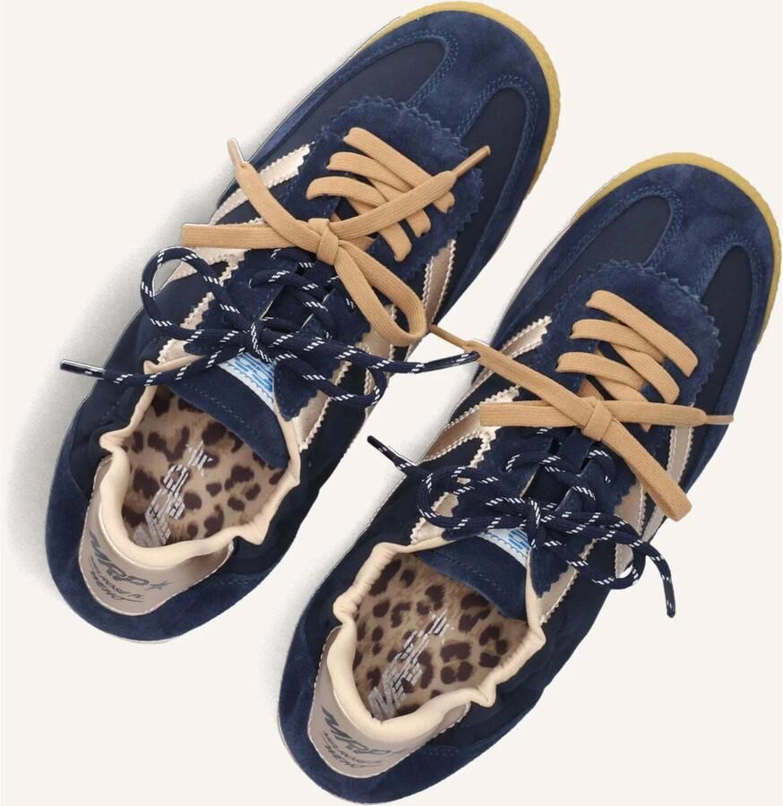 MRP Lage Sneakers Dames Pure Textiel Blauw - Foto 2