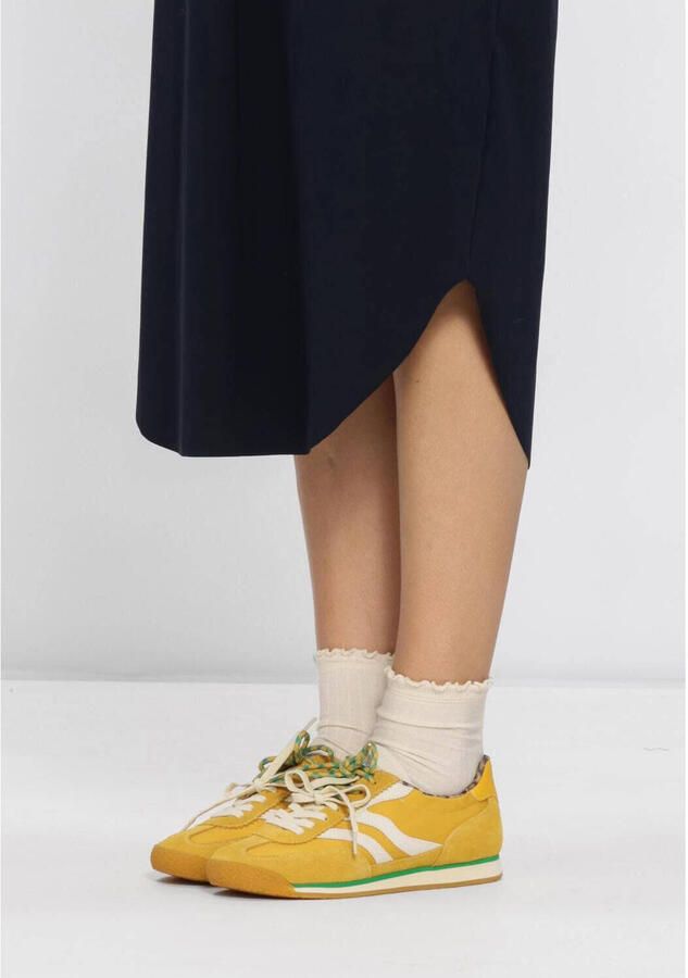 MRP Lage Sneakers Dames Pure Textiel Geel - Foto 3