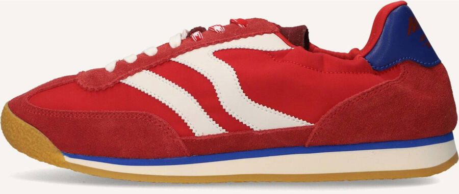 MRP Lage Sneakers Dames Pure Maat: 43 Materiaal: Textiel Kleur: Rood