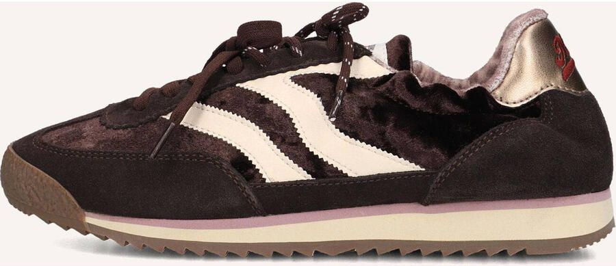 MRP Utah Sneakers Textiel Dames Bruin