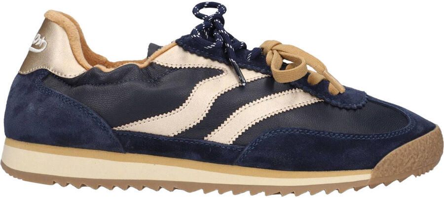 MRP Utah Sneakers Suède Dames Donkerblauw