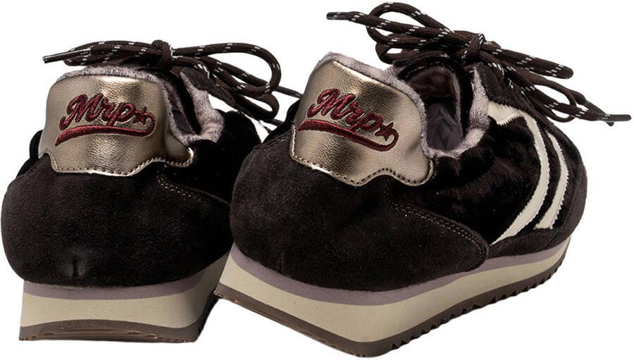 MRP Lage Sneakers Dames Utah Textiel Bruin - Foto 4