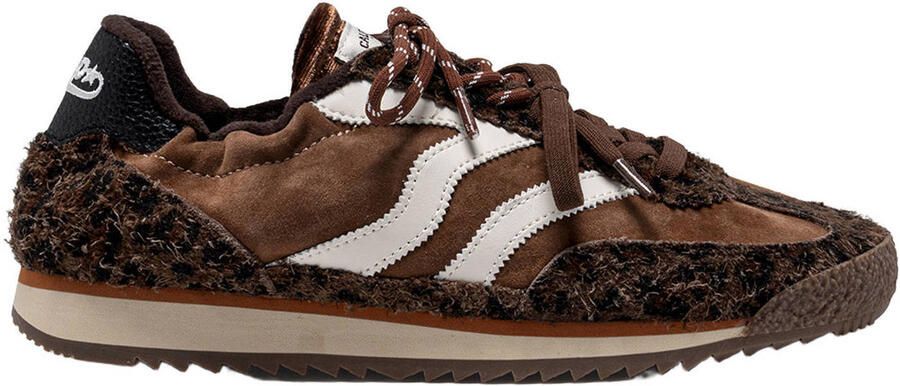MRP Utah suède sneakers cognac bruin