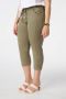 MS Mode aansluitend regular waist broek kaki - Thumbnail 1