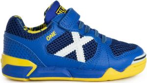 Munich One Jr. zaalvoetbalschoenen One blauw geel