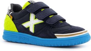 Munich jongens sneakers Blauw Uitneembare zool