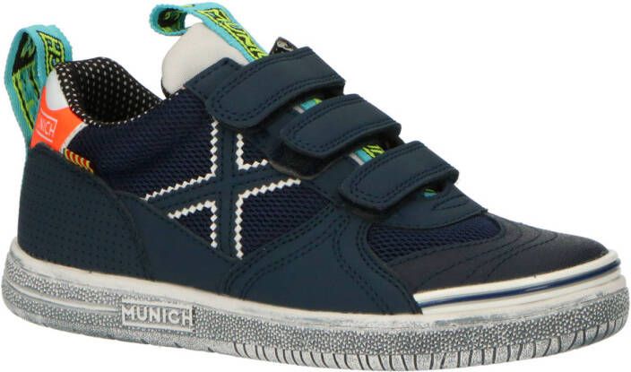 Munich sneakers donkerblauw