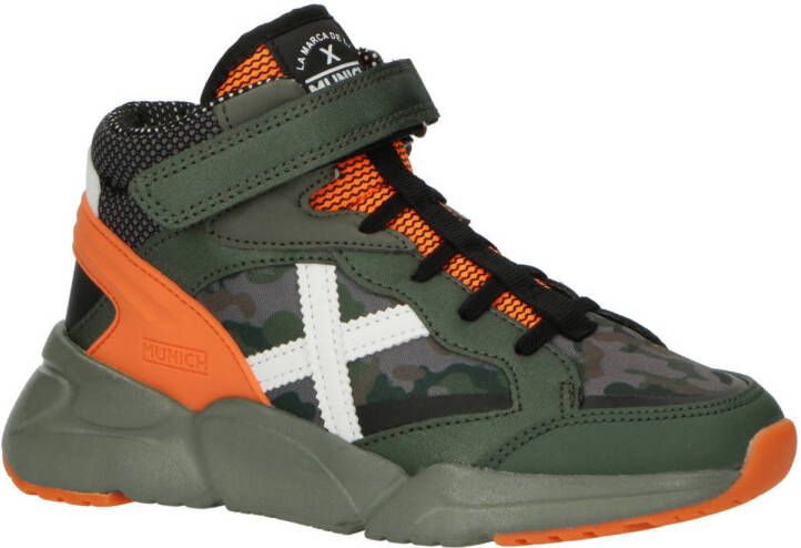 Munich STB mini track boot sneakers groen Textiel Heren