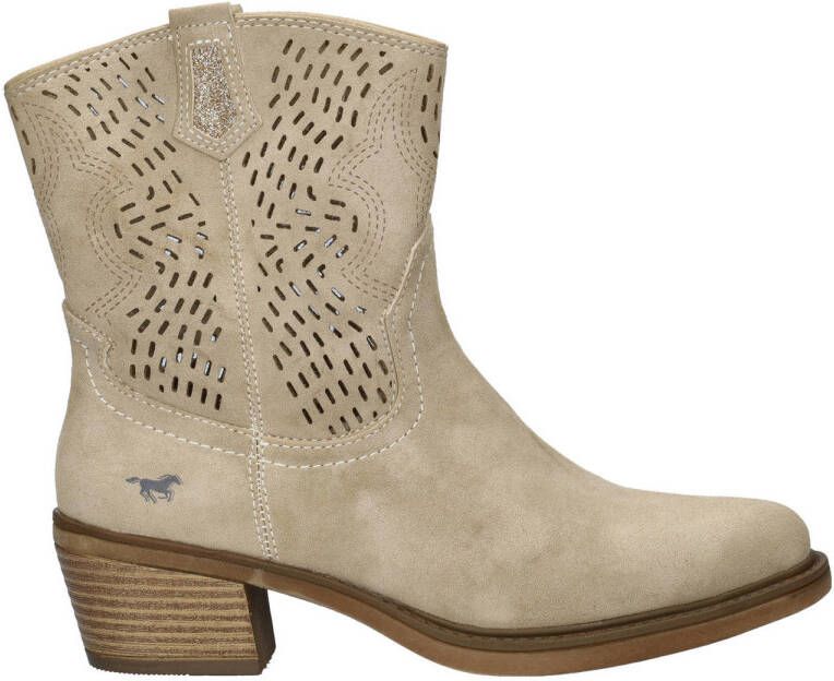 Mustang cowboylaarzen beige