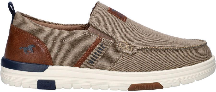 Mustang bootschoenen taupe