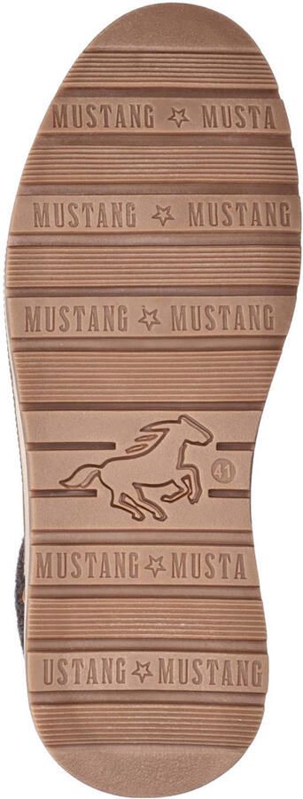 Mustang gevoerde veterboots cognac - Foto 3
