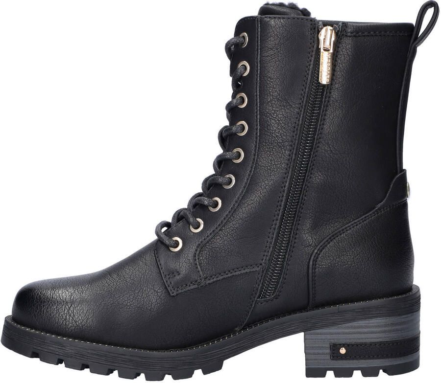 Mustang gevoerde veterboots zwart - Foto 3