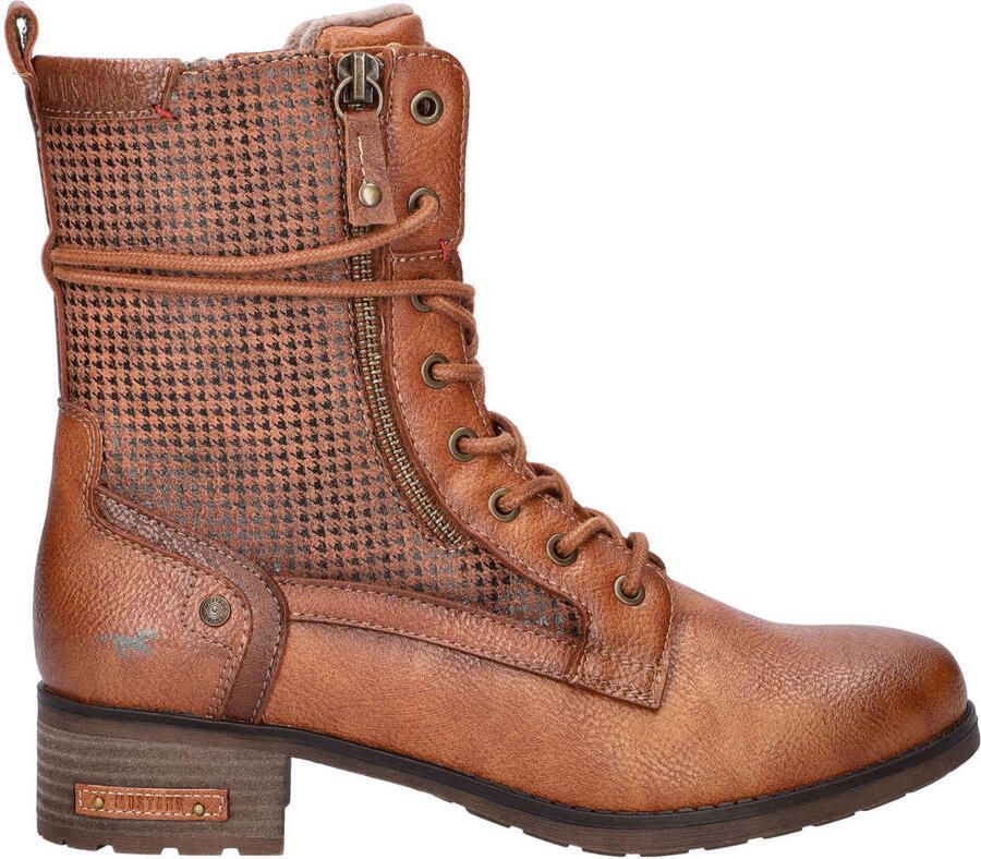 Mustang veterboots cognac