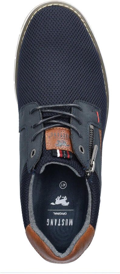Mustang veterschoenen donkerblauw - Foto 3