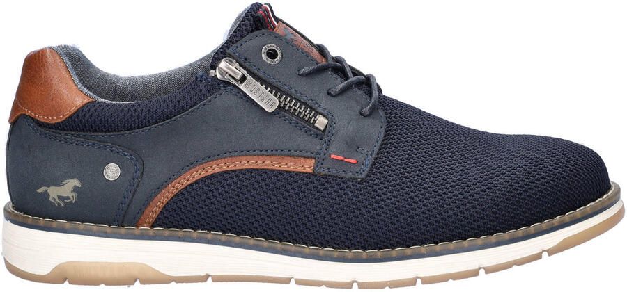 Mustang veterschoenen donkerblauw