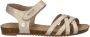 Mustang Sandalen Plat Sandalen Plat Goudkleur - Thumbnail 1
