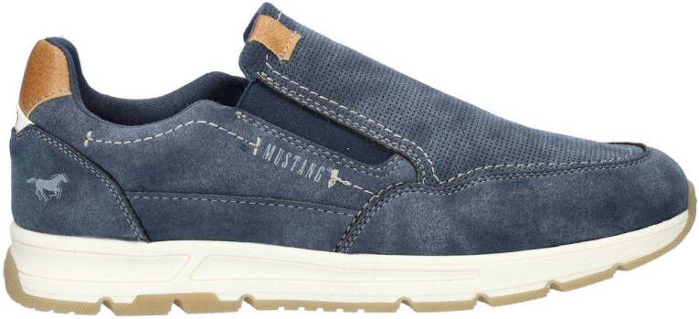 Mustang slip-on sneakers blauw