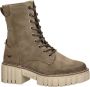 Mustang Shoes Hoge veterschoenen met profielzool - Thumbnail 1