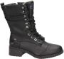 Mustang Zwarte Winter Dames Enkellaars Black Dames - Thumbnail 1