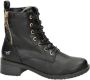 Mustang veterboots zwart - Thumbnail 1