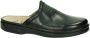 Nelson Anatomic leren pantoffels zwart - Thumbnail 1