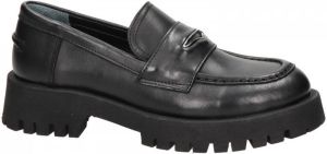 Nelson chunky leren loafers zwart