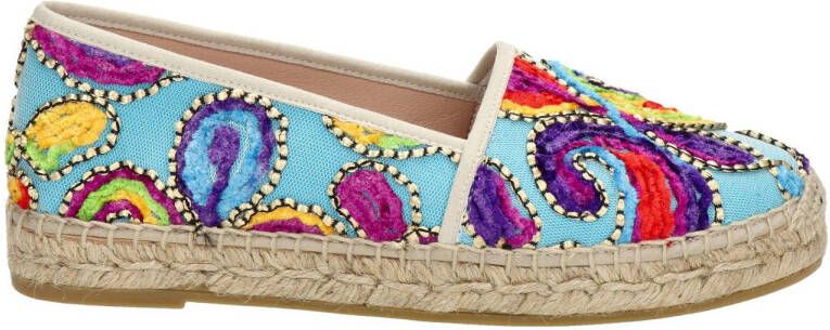 Nelson espadrilles turquoise multi