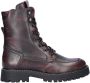 Nelson gevoerde leren veterboots bordeaux - Thumbnail 1