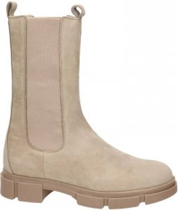 Nelson hoge nubuck chelsea boots taupe