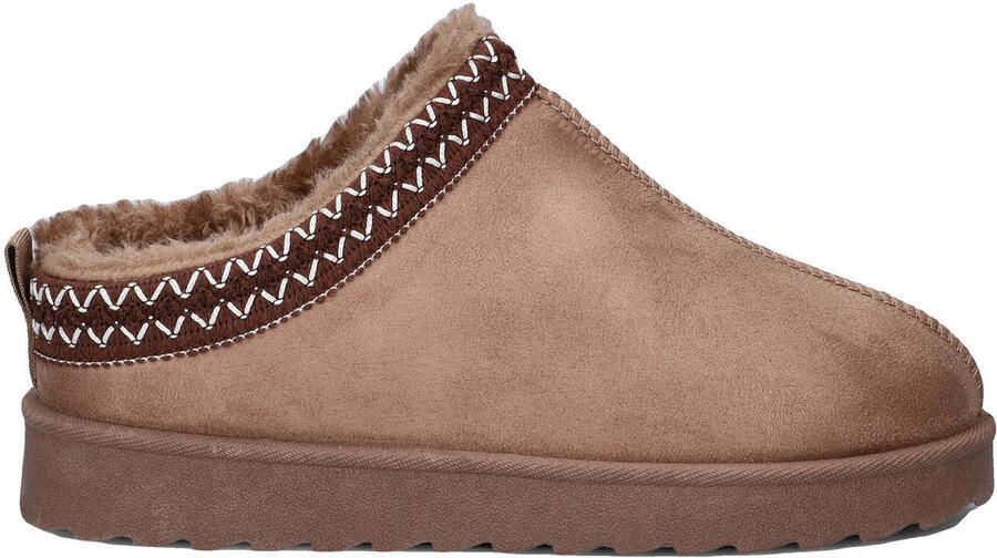 Nelson Home pantoffels taupe