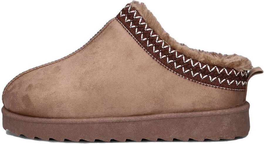 Nelson Home pantoffels taupe - Foto 3