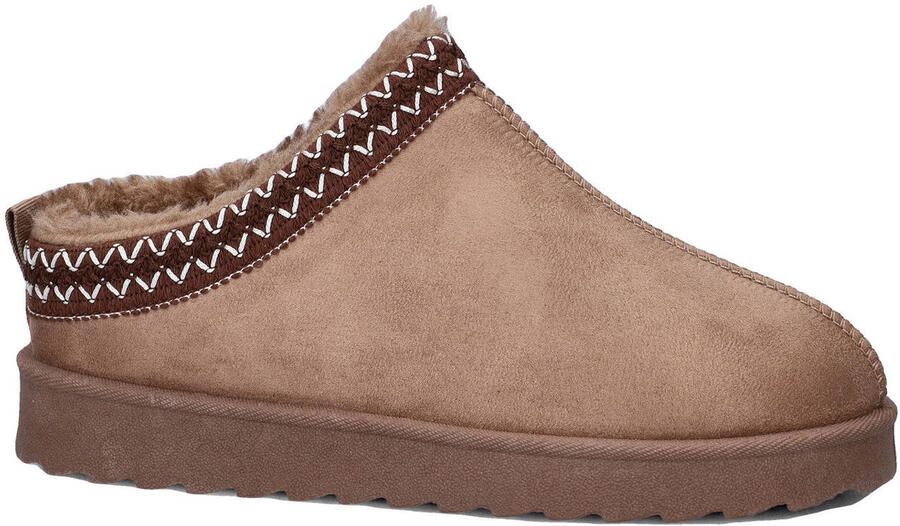 Nelson Home pantoffels taupe - Foto 2