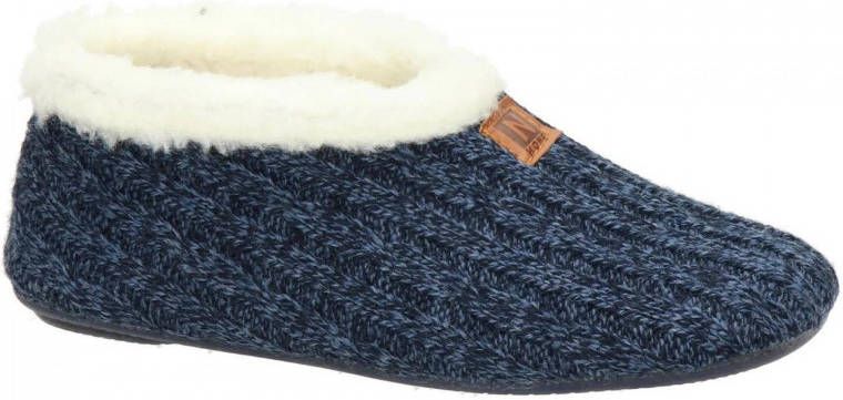 Nelson Home pantoffels blauw