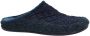 Nelson Home Nelson heren pantoffel Blauw - Thumbnail 1