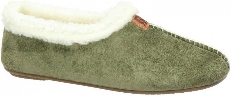 Nelson Home pantoffels groen