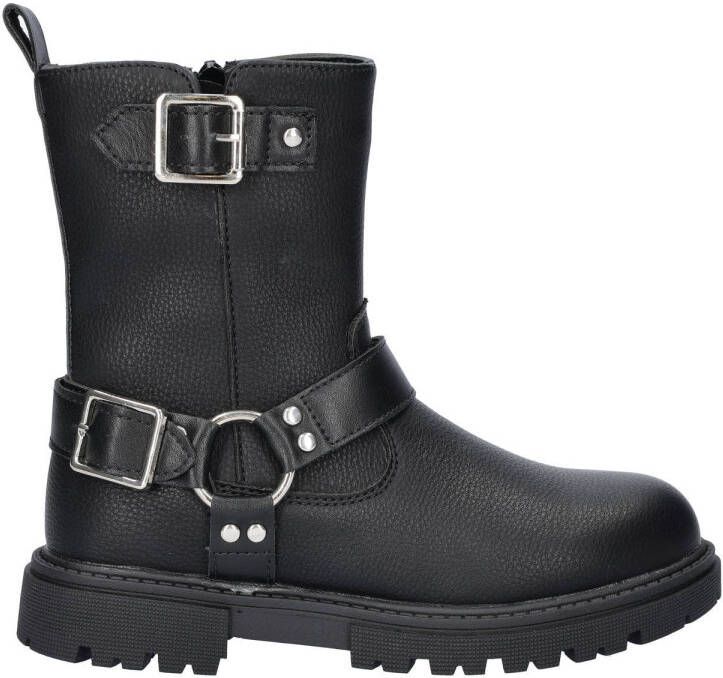 Nelson Kids bikerboots zwart