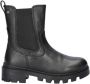 Nelson Kids chunky leren chelsea boots zwart - Thumbnail 1