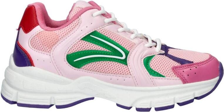 Nelson Kids chunky sneakers roze Meisjes Nylon Meerkleurig 36