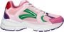 Nelson Kids chunky sneakers roze Meisjes Nylon Meerkleurig 35 - Thumbnail 1