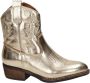 Nelson Kids leren cowboylaarzen goud Meisjes Leer Effen 35 - Thumbnail 1