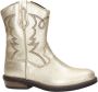 Nelson Kids leren cowboylaarzen goud metallic Meisjes Leer 28 - Thumbnail 1