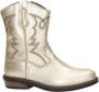 Nelson Kids leren cowboylaarzen goud metallic Meisjes Leer 32 - Thumbnail 1