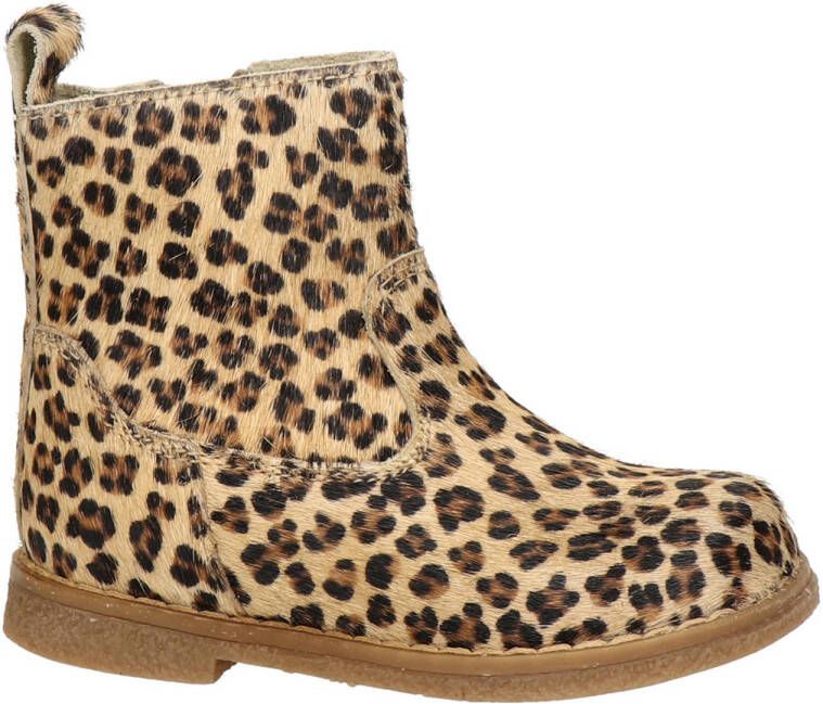 Nelson Kids leren enkelboots beige Meisjes Leer 25