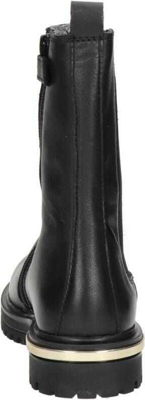 Nelson Kids leren enkelboots zwart