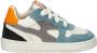Nelson Kids leren sneakers blauw - Thumbnail 1