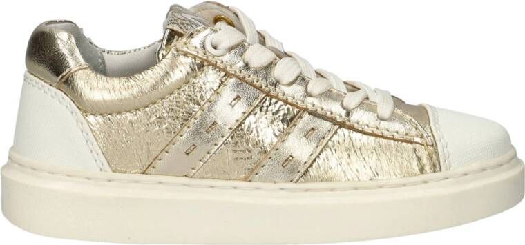 Nelson Kids leren sneakers goud