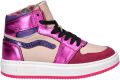 Nelson Kids leren sneakers roze Meisjes Leer Meerkleurig - Roze