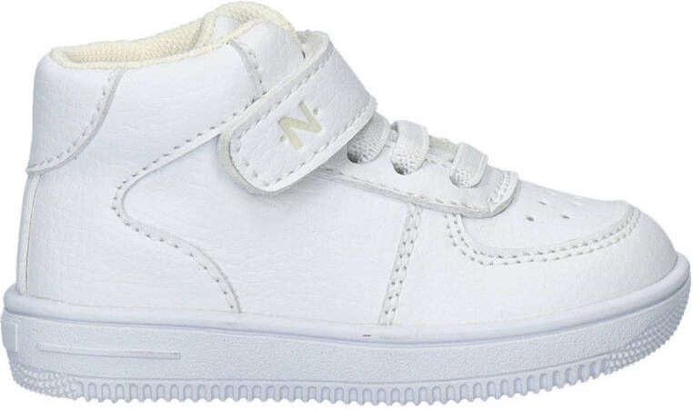 Nelson Kids leren sneakers wit Leer Effen 22