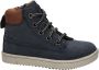 Nelson Kids leren veterboots donkerblauw - Thumbnail 1