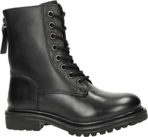 Nelson Kids meisjes veterboot Zwart